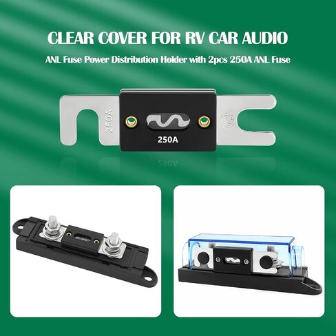 LENKRAD 150 AMP ANL Fuse Holder with ANL Fuses and Insulated Protective Cover for Auto Parts, Automotive, Truck, Marine (2 Pack) in Saudi Arabia