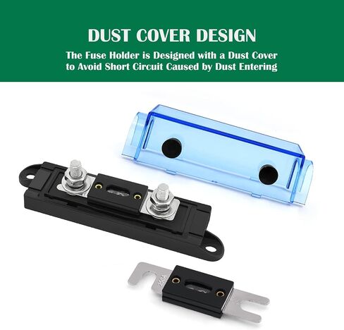 LENKRAD 150 AMP ANL Fuse Holder with ANL Fuses and Insulated Protective Cover for Auto Parts, Automotive, Truck, Marine (2 Pack) in Saudi Arabia