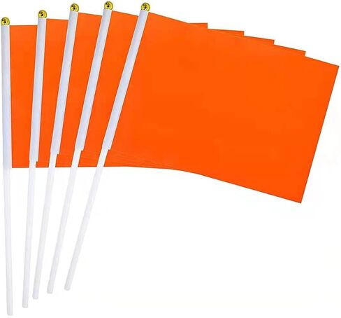 WXTWK 25 Pack Solid Green Flag Small Mini Plain Green DIY Color Flags On Stick,marking decoration supplies,Grand Opening,Kids Birthday,Party Events Celebration in Kuwait