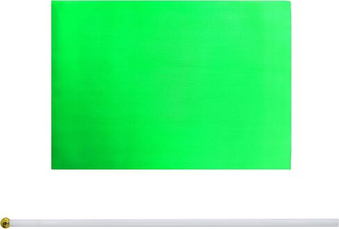 WXTWK 25 Pack Solid Green Flag Small Mini Plain Green DIY Color Flags On Stick,marking decoration supplies,Grand Opening,Kids Birthday,Party Events Celebration in Kuwait