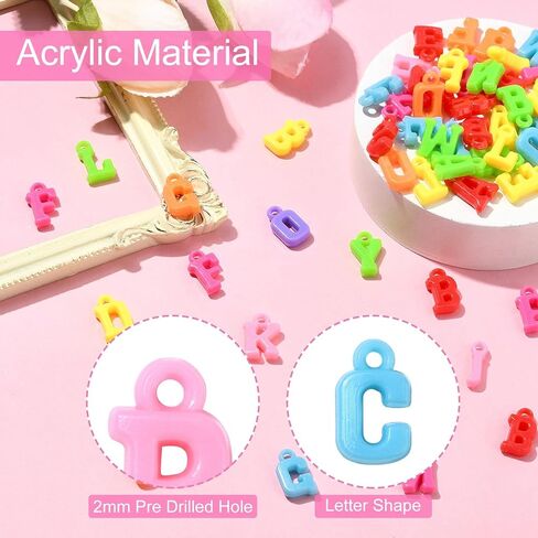 DanLingJewelry 1200pcs Craft Supplies Baby Feet Charms Colorful Acrylic Baby Foot print Charms for Jewelry Making DIY Party Decoration in Kuwait