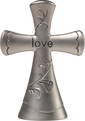 Precious Moments 172472 Bless This Home Silver Zinc Alloy 4.25" Tabletop Cross in Saudi Arabia