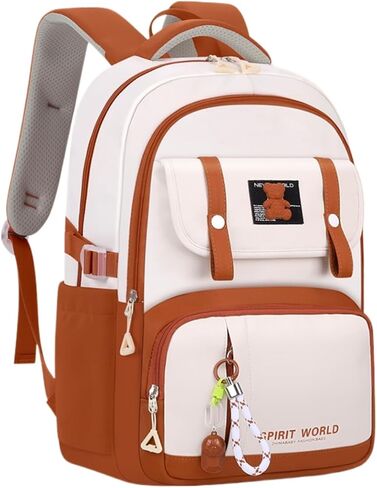 Girls Backpack Solid Color Backpack for Girls,Middle Elementary Girls School Bags Casual Daypack,Bookbag for Teens in Saudi Arabia