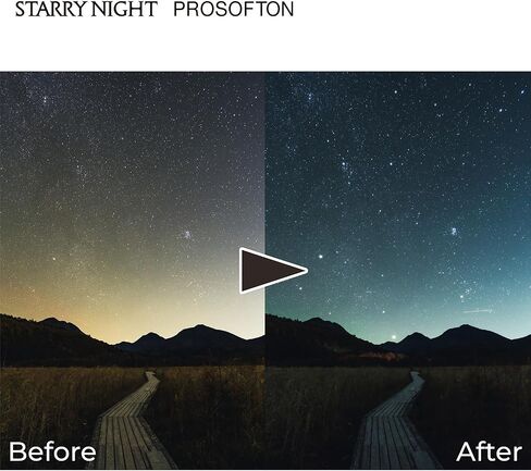 فلتر تأثير Kenko Starry Night Prosofton φ72 مم، تقليل التلوث الضوئي وتأثير ناعم، لتصوير النجوم، صنع في اليابان 549629 in Kuwait