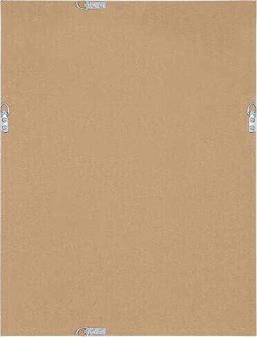 Kate and Laurel Kobert Transitional Rectangle Wall Mirror, 24 x 36, Tan, Framed Rectangular Statement Vanity Mirror with Fine Linen Texture and Beveled Edge in Saudi Arabia