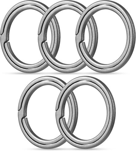 TISUR Titanium Key Rings for Keychains, Quick Release Side Pushing Key Organizer Kit, Wisely Group Your Keys in Saudi Arabia