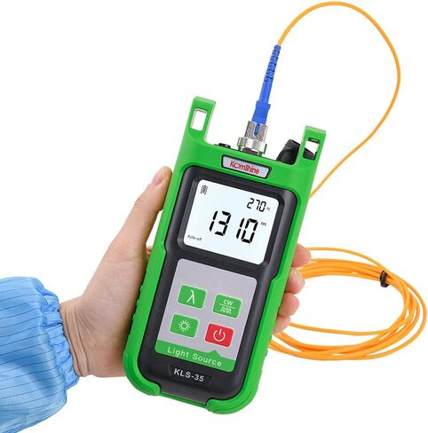 Optical Fiber SingleMode SM and Multimode MM Light Source KLS-35-MS 1310/1550nm, Multimode 850/1300nm with LED, ±0.05dB/15mins Output Stability in Saudi Arabia