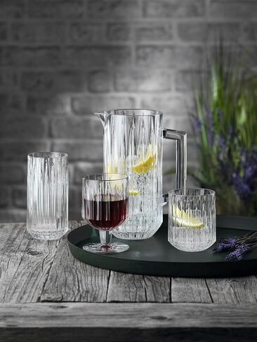 Spiegelau & Nachtmann, Spring 3 Piece Crystal Glass Table Vase for Flowers, Bud Vase, Crystal Glass Vases for Centerpieces, Mixed Glass Design, Clear, 5.3 Inch in Saudi Arabia