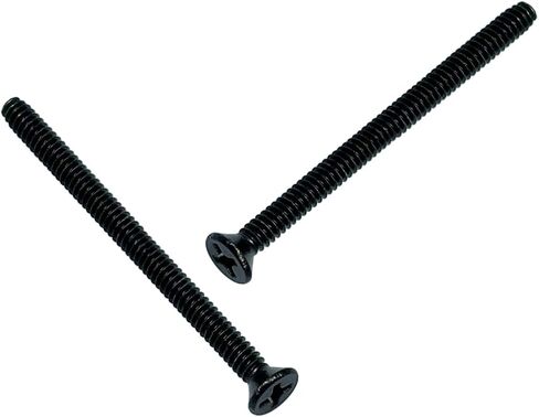 Extra Long Black Outlet Screws 40pcs 6-32 x 2 Inch Electrical Outlet Screws Outlet Extender Screws Machine Screws for Fix Wonky and Sunken Outlets, 304 Stainless Steel in Saudi Arabia