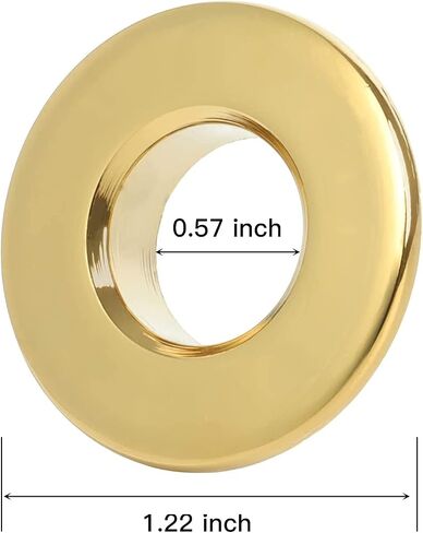 BWE Sink Basin Trim Overflow Cover Oil Rubbed Bronze Brass Insert in Hole Round Caps in Saudi Arabia