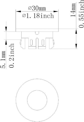 BWE Sink Basin Trim Overflow Cover Oil Rubbed Bronze Brass Insert in Hole Round Caps in Saudi Arabia