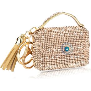 for AirPods Pro 2nd/1st Generation Case Cover with Wristlet Keychain, Crystal Mosaic design for AirPod Pro Gen 2