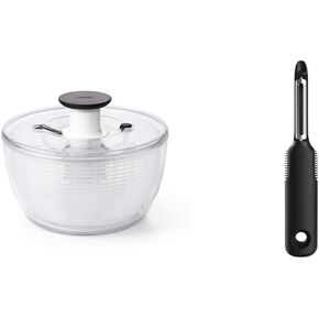 OXO Good Grips Large Salad Spinner - 6.22 Qt., White