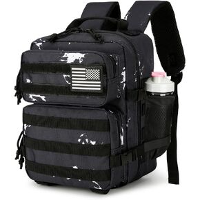 9L Mini Tactical Backpack for Men and Women, Tactical Backpack Small for Hiking, Small Tactical Bag（Black）