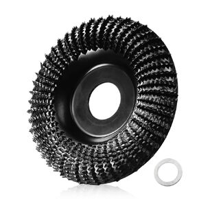 Wood Carving Disc 4.5 Inch,Wood Stump Grinder,Angle Grinding Wheel with 7/8"Arbor for Wood Carving, Shaping, Working,Tree Stump Remover（4.5'' x 7/8'' Arbor）