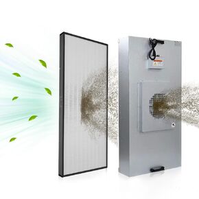 JJFFTAO，HEPA H14-Filter Laminar Flow Hood Updated FanFilter Unit（Include HEPA Filter）100/ISO Class 5 Cleanroom/Laboratory/Cleanroom/Mushroom Room, Laminar Air Flow Hood(46.2"x22.6"110V)