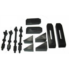 Complete 24 pieces M6 Clamp Kit Set 6 mm suitable for 3" inches (75 mm) and 4" inches (100 mm) Rotary Table, Milling Tables, Face Plates & Vertical Slide
