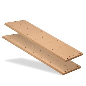 Genmitsu Threaded Inserts MDF Spoilboard for Genmitsu 4040-PRO CNC Machine, Two Pieces, Size for Single Piece 23.26" x 8.66" x 0.59", M6 Holes (6mm)