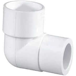 White Sch 40 PVC FNPT tee - 3/4 Inch FNPT x 3/4 Inch FNPT x 3/4 Inch FNPT - PVC 3/4 Inch Female Pipe Thread Tee Adapter Pipe Fitting - PVC Pipe Connectors for Home Sewer Plumbing Water Line