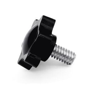 Xadnitu 10 Pieces 1/4''-20-1'' Thread Knob Plastic Star Shaped Nut Clamping Male Handle Tightening Screw Knobs for Replacing Umbrella Base