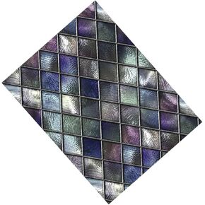Glass Paper Imitation Privacy Screen, 23x35in PVC Window Privacy Film, 3D Bathroom Door Film Stickers Blinds Stickers, Glueless Painted Glass Decals Static Window Shading Film