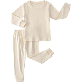 Kids Thermal Underwear Set Toddler Winter Base Layer Ultra Soft Long Johns for Little Big Boys Girls 2-8Yrs