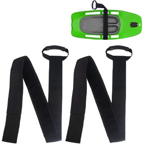 2Pcs Replacement Padded Knee Board Strap， Boating Shock Water Strap for Sport, Knee Board Strap for Water Boarding/Kneeling Boarding/Knee Surfing