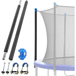 TOBWOLF 1PCS Universal Trampoline Replacement Enclosure Pole, Foam Trampoline Pole Fit 10-16Ft Straight Pole Trampoline, Trampoline Stand Diameter Fits Within 1.65"/4.2CM for Trampoline Accessories