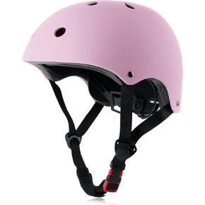 Skateboard Bike Helmet, Lightweight Adjustable, Multi-Sport for Bicycle Skate Scooter, 3 Sizes for Adult Youth & Kids