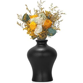 Handmade Ceramic Vase Small Vase -Flower Vase Minimalism Style for Modern White Vases for Decor, Modern Home Decor, Decor Vases for Centerpieces, Vases for Flowers, White Ceramic Vase… (Whiet)