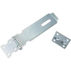 Door Lock Hasp Latch, 6 Inch Stainless Steel Safety Packlock Clasp Hasp Lock Latch，Gate Lock Hasp with Screws Brushed Finish，12pairs