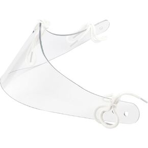 Hockey Goalie Neck Guard, Clear Lacrosse Goalie Protector, Throat Guard, Sports Goalie Protection Equipment for Neck