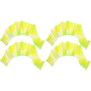 PATIKIL Silicone Swimming Gloves Webbed Swim Gloves, Finger Frog Type Water Resistance Gear Paddle Fins