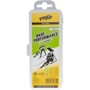 TOKO 5502038 Skiing and Snowboarding Hot Wax Solid Wax Base Performance Cleaning 4.2 oz (120 g)