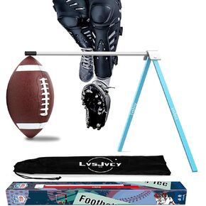 Football Kicking Tee Stand, Premium Field Goal Kickoff Holder Equipment, Professional Kick Goal Posts Gear Compatible with All Football Size, Football Trainer Practice Accessories Gifts