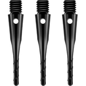 CyeeLife 2BA Thread Soft Tip Dart Point 200 Pack، ملحق رمي السهام - أسود