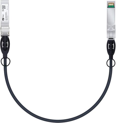 كابل SFP+، 10G SFP+ DAC، 0.25 متر (0.82 قدم)، كابل Twinax النحاسي السلبي المباشر لـ Cisco SFP-H10GB-CU0.25M، Ubiquiti UniFi UC-DAC-SFP+، Meraki، Mikrotik، Intel، Fortinet، Netgear، 0.25 متر -7 م in Saudi Arabia