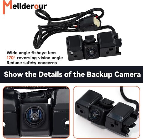 كاميرا احتياطية كاميرا الرؤية الخلفية متوافقة مع Chevy Silverado Cheyenne GMC Sierra 1500 2500 HD 3500 HD 2014-2015. يستبدل # 22803702، 23306741. in Kuwait