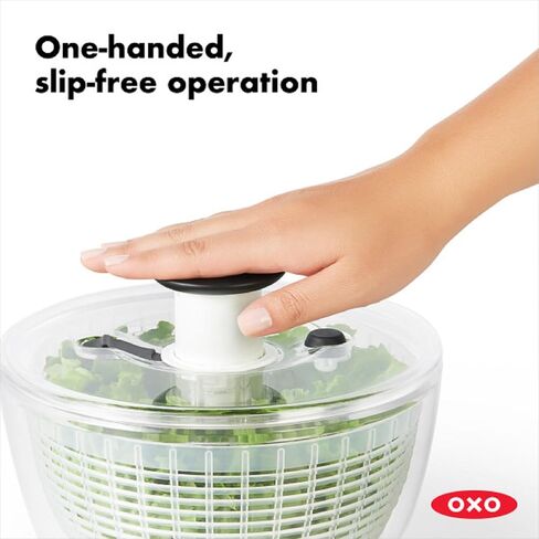 OXO Good Grips Large Salad Spinner - 6.22 Qt., White in Saudi Arabia