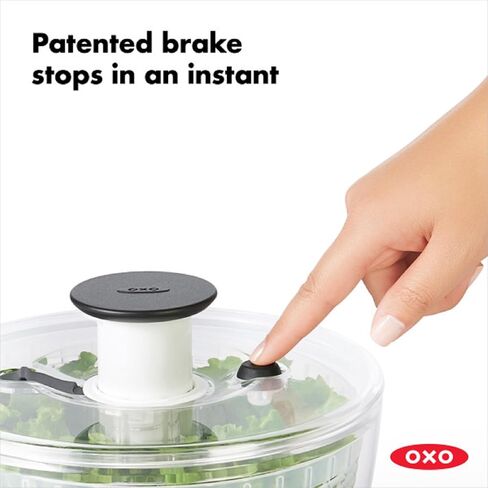 OXO Good Grips Large Salad Spinner - 6.22 Qt., White in Saudi Arabia