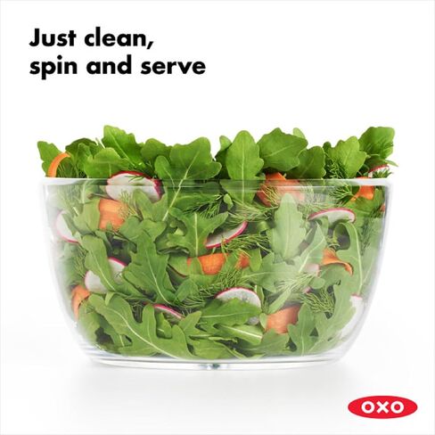OXO Good Grips Large Salad Spinner - 6.22 Qt., White in Saudi Arabia