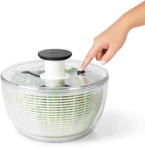 OXO Good Grips Large Salad Spinner - 6.22 Qt., White in Saudi Arabia