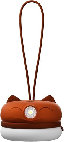 VKX Rechargeable LED Camping Lantern, Tent Hanging Light with 3 Light Modes for Camping, Halloween Flashlight, Hiking, Portable Lantern Flashlight, Night Light for Kids, Home, Power Outages (Red) in Kuwait