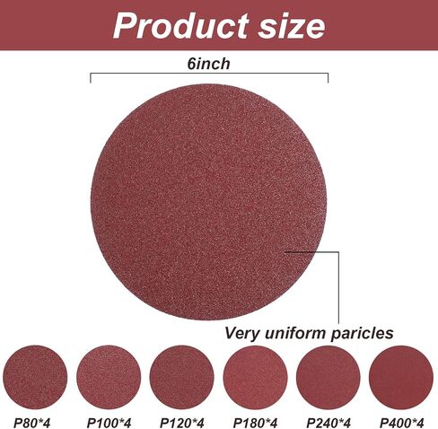 Blulu 88 Pieces Alumina Sanding Belts Includes 4 x 36 Inch Sanding Belts (80/120/150/240/400 Grits) and 6 Inch Self Stick No Hole Alumina Sanding Disc in Saudi Arabia
