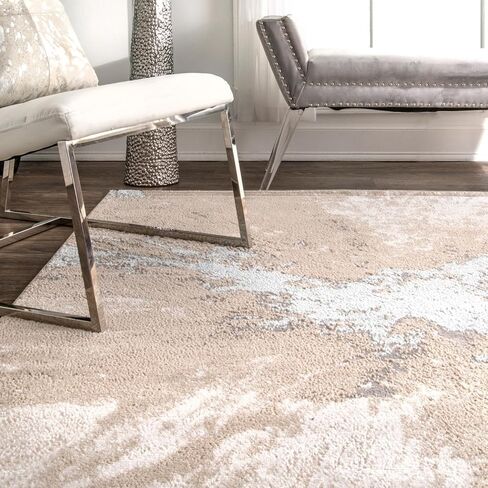 nuLOOM Cyn Contemporary Abstract Area Rug, 3x5, Gold in Saudi Arabia