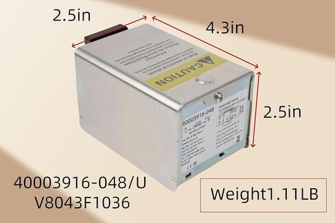 40003916-048/U V8043F1036 V8043F1093 V8043F1028 V8043F1101 V8043F1051 - رأس بديل لصمام المنطقة من السلسلة V، 24 فولت تيار متردد، 50/60 هرتز، مع مفتاح نهائي، جزء OEM، ضمان لمدة 10 سنوات in Saudi Arabia