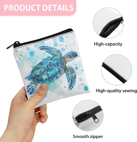 Xhuibop Cartoon Ghost Sanitary Napkin Storage Bag for Women Portable Sanitary Pad Bags Pouch with Zipper Soft Mini Cosmetic Bag for Purse First Period Gifts for Girls in Kuwait
