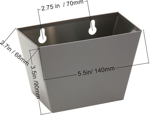 Black Wall Mounted Beer Bottle Cap Catcher, Stainless Steel Beer Soda Top Bucket Collector Outdoor with Drain Holes in Saudi Arabia