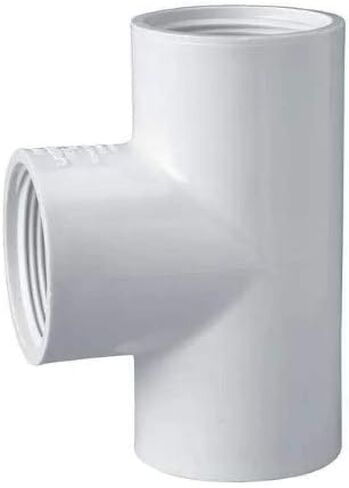 تيشيرت Sch 40 PVC FNPT - 3/4 بوصة FNPT x 3/4 بوصة FNPT x 3/4 بوصة FNPT - PVC 3/4 بوصة أنثى الأنابيب الموضوع المحملة تركيب الأنابيب - موصلات الأنابيب البلاستيكية لخط مياه الصرف الصحي المنزلي in Saudi Arabia