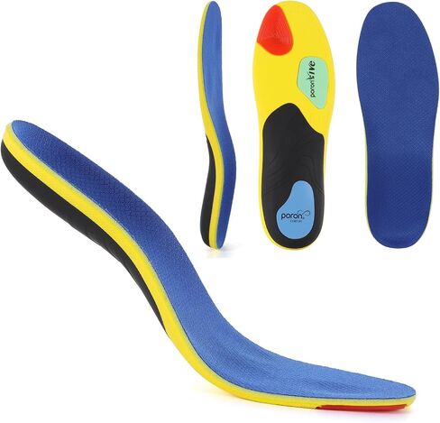 Orthotic Insoles Relief Plantar Fasciitis, Arch Support Orthotic Inserts for Men Women Flat Feet High Low Arches Pain Relief, Shock-Absorbing Cushions Breathable Design Comfort Use Work Sports in Saudi Arabia